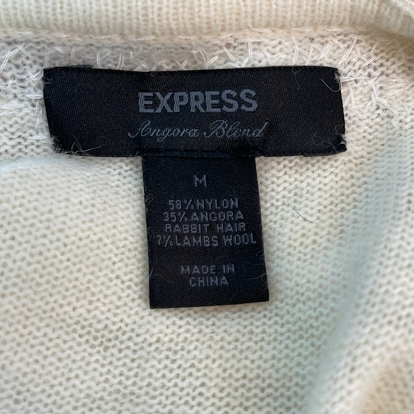 BEAD EMBELLISHED ANGORA SHRUG WITH CAMISOLE - Picture 13 of 14